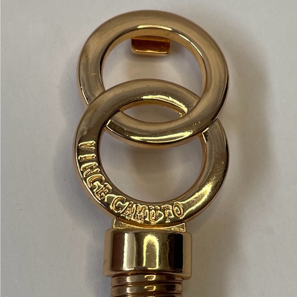 NWOT Vince Camuto Gold Double-Circle Snake Chain Women's Belt. 34” - Picture 2 of 2